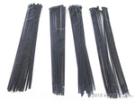 100-Pack 14 Inches (50lbs) Zip Cable Tie Down Strap Wire UV Black Nylon Wrap