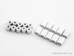10 Ferrule 3/32 Double Barrel Aluminum Cable Snare Wire Swage  10 Line Stop End