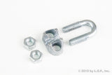 10 Galvanized Zinc Plated Wire Rope Clip Clamp Chain 1/4 Inch M3 3mm