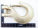 10 Forged Alloy Clevis Safety Slip Hook with Latch Tow Crane Lift - 3/4 Inches - Grade 70