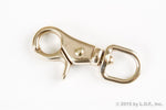 10 Round Eye Trigger Quick Snap Silver 1/2 Inch Hook Leash Purse Key Ring Belt