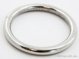 1 Welded O-Ring 2 Inch (2.5 Inches Outer) x 17/64 Inches Thick Nickel 200 Lbs