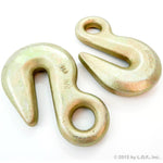 2 Forged Alloy 3/4 Inches Eye Grab Hook Tow - Grade 70