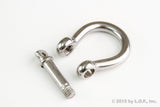 2 Stainless Steel 5/16 Inch 7.9mm Anchor Shackle Bow Pin Chain Ring 1400 Pound