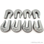 8 Forged 1/2 Inches Weld on Grab Chain Hooks - Grade 70