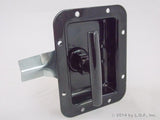 RV Paddle Lock Black Folding T Handle Fits Travel Trailer Compartments Utility Body Underbody Box for some OEM