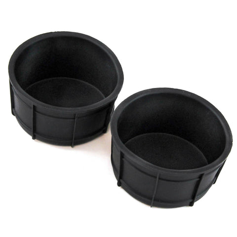 2 Rear Seat Flip Console Cup Holder Inserts 2001-2006 Fits Silverado Liners Crew Cab Replacement
