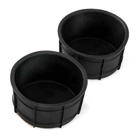 2 Front Seat Floor Cup Holder Inserts 2001-2006 Fits GMC Sierra Liners Crew Cab Replacement