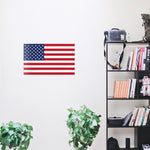 American Flag Wall Graphic Extra Large Removable 2 Feet Wide 24 Inch Premium  Vinyl Peel and Stick Decal Sticker