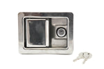 Stainless Door Lock Trailer Toolbox RV Handle Latch Large Weld Screw Paddle Key