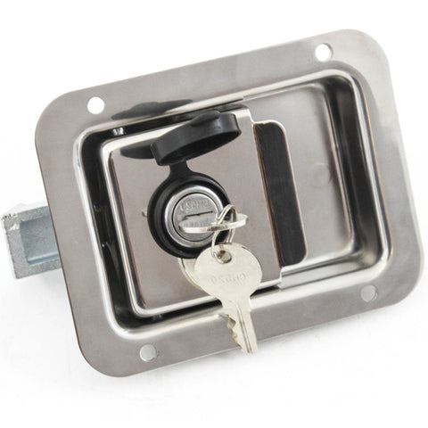 Stainless Door Lock Trailer Toolbox RV Paddle Handle Latch New 5.5 Inches 4.25 Inches Large - Set of 1000