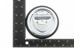 2 Surface Mount D Rope Ring 1/4 Inches Tie Down Truck Trailer Cargo Van Point 4 Inches Round