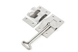 Trailer 4 Inches T-Style Entry Door Catch Holder Metal Bracket Hook Keeper Stainless - Set of 400