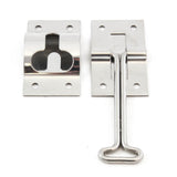 Trailer 4 Inches T-Style Entry Door Catch Holder Metal Bracket Hook Keeper Stainless - Set of 300