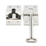 Trailer 4 Inches T-Style Entry Door Catch Holder Metal Bracket Hook Keeper Stainless - Set of 500