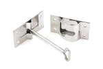 2 Trailer 4 Inches T-Style Entry Door Catch Holder Metal Bracket Hook Keeper Stainless