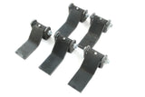 Qty 5 Steel Strap Style Long Leaf Hinge with Grease Zerk Fitting Weld-on Trailer Truck Body Gate Door Hinge