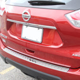 Rear Bumper Protector 2014-2016 Fits Nissan Rogue Scratch Scratch Tailgate Trim Cover Custom Fit Chrome