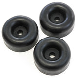 3 Rubber Bumpers for Trailer Fits Ramp Door Truck 2.5 Inches Round Replacement Cargo Stop