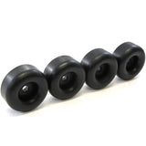 4 Rubber Bumpers for Trailer Fits Ramp Door Truck 2.5 Inches Round Replacement Cargo Stop