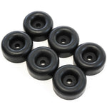 6 Rubber Bumpers for Trailer Fits Ramp Door Truck 2.5 Inches Round Replacement Cargo Stop