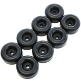 8 Rubber Bumpers for Trailer Fits Ramp Door Truck 2.5 Inches Round Replacement Cargo Stop