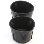 2 Cup Holder Inserts 07-17 Fits GMC Acadia 09-17 Chevrolet Traverse Rubber