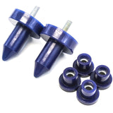 Hood Pin Hinge Bushing Polyurethane Full 6pc Blue Set RepairReplace