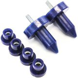 Hood Pin Hinge Bushing Polyurethane Full 6pc Blue Set RepairReplace
