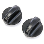 2 Control Knobs Heater AC 1993-1997 Fits Chevrolet Chevy GEO Prizm Temperature Switch Black