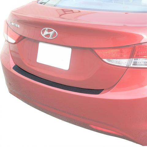 Custom Fit 2011-2013 Fits Hyundai Elantra Rear Bumper Scuff Plate Scratch Protector Paint Threshold Protection