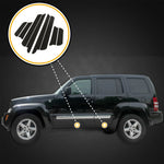 Custom Fit Door Entry Guards Scratch Shield 2008-2012 Fits Jeep Liberty 6pc Kit Protector Set Paint Protection