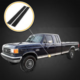 1987-1991 Fits F150 Reg or Ext Cab 2pc Kit Door Entry Guards Scratch Sill Scuff Threshold Shield Kit