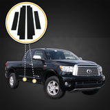2007-2013 Fits Toyota Tundra Double Cab Door Sill Applique Threshold Protector 4pc Paint Protection Scuff Shield