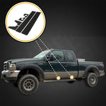 1999-2015 Fits Ford Super Duty Super Cab 6pc Kit Door Sill Entry Guards Scratch Shield Threshold Step Scuff Guard