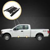 2015-2019 Fits Ford F150 Super Cab 6pc Kit Door Sill Entry Guards Scratch Shield Paint Protector Guard