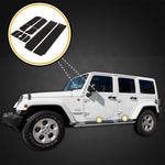 2007-2018 Fits Jeep Wrangler Unlimited JKU 10pc Kit Door Sill Entry Guards Scratch Threshold Shield