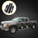Custom Door Sill Entry Guard Kit Fits 2007-2013 Chevy GMC Silverado Sierra 1500, 08-14 2500 3500 Extended Cab Only