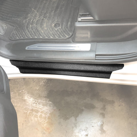 Door Entry Guard Scratch Shield Compatible with Chevrolet Chevy Silverado 1500 Crew Cab 2019 2020 2021 4 Door 10 Piece Custom Fit Door Sill Scuff Paint Protector