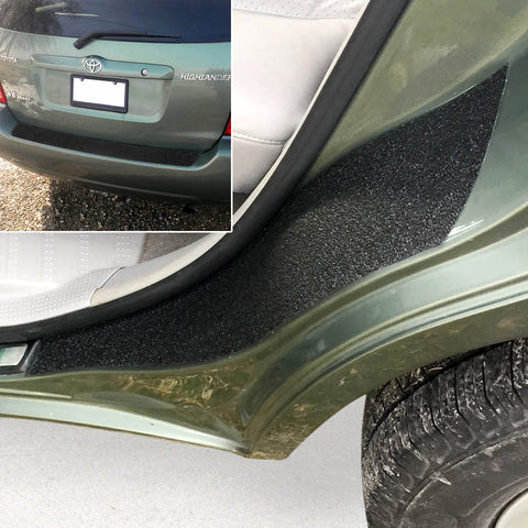 2001-07 Fits Toyota Highlander 3pc Door Sill Step Protector Bumper Threshold Shield Paint Protection Guard
