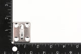 50 Stainless Steel 316 6mm Square Eye Plates 1/4 Inches Marine SS Pad Boat Rigging
