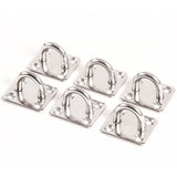 6 Stainless Steel 316 6mm Square Eye Plates 1/4 Inches Marine SS Pad Boat Rigging