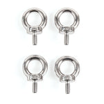 4 Stainless Steel DIN 580 Machine Shoulder Lifting Eye Bolts M6 316SS Marine 6mm