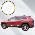 Door Sill Paint Protection Film Fits Jeep Cherokee 2014 2015 2016 2017 2018 2019 6pc PPF Clear Protector