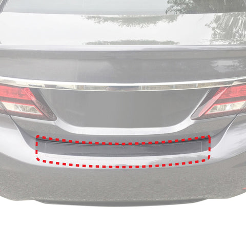 Rear Bumper Paint Protection Film 2013-2015 Fits Honda Civic Sedan 4dr PPF Custom Guard Clear Applique Cover