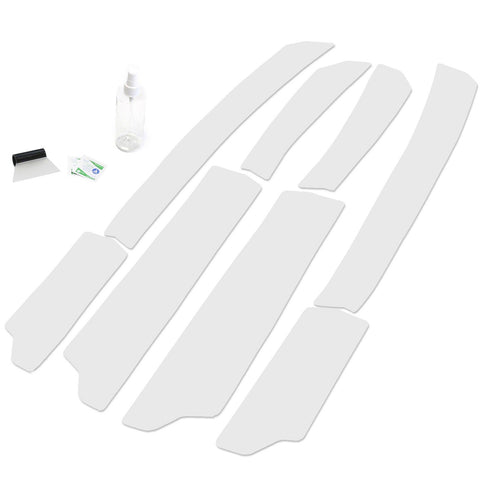 Door Sill Paint Protection Film Fits Cadillac SRX 2010-2016 4 Door 8 Pc PPF Clear Protector