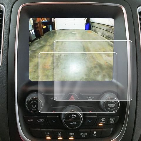 2014-2019 Fits Dodge Durango Uconnect Screen Saver 2pc Custom Fit Invisible Touch Display Protector 8.4"