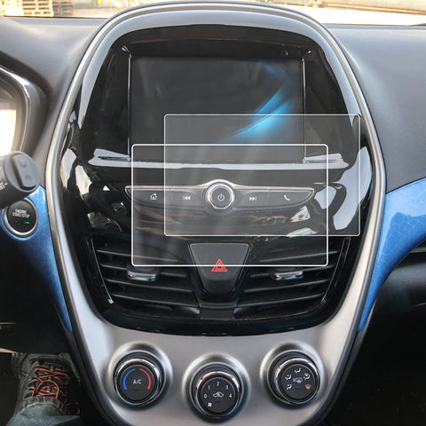 2014-2018 Fits Chevy Spark MyLink Screen Saver 2pc Custom Fit Invisible High Clarity Touch Display 7 Inch