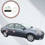 Door Edge Lip Guards Fits Toyota Corolla 2014-2019 4pc 4dr Sedan Clear Paint Protection Film