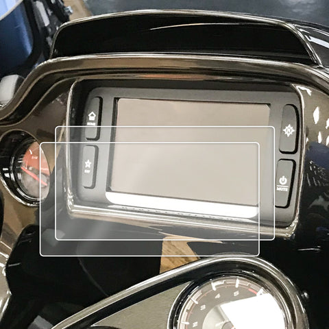 2) 2014-2018 Fits Harley Davidson CVO Boom Box Motorcycle Screen Saver 2pc Custom Fit Display Protector 6.5"
